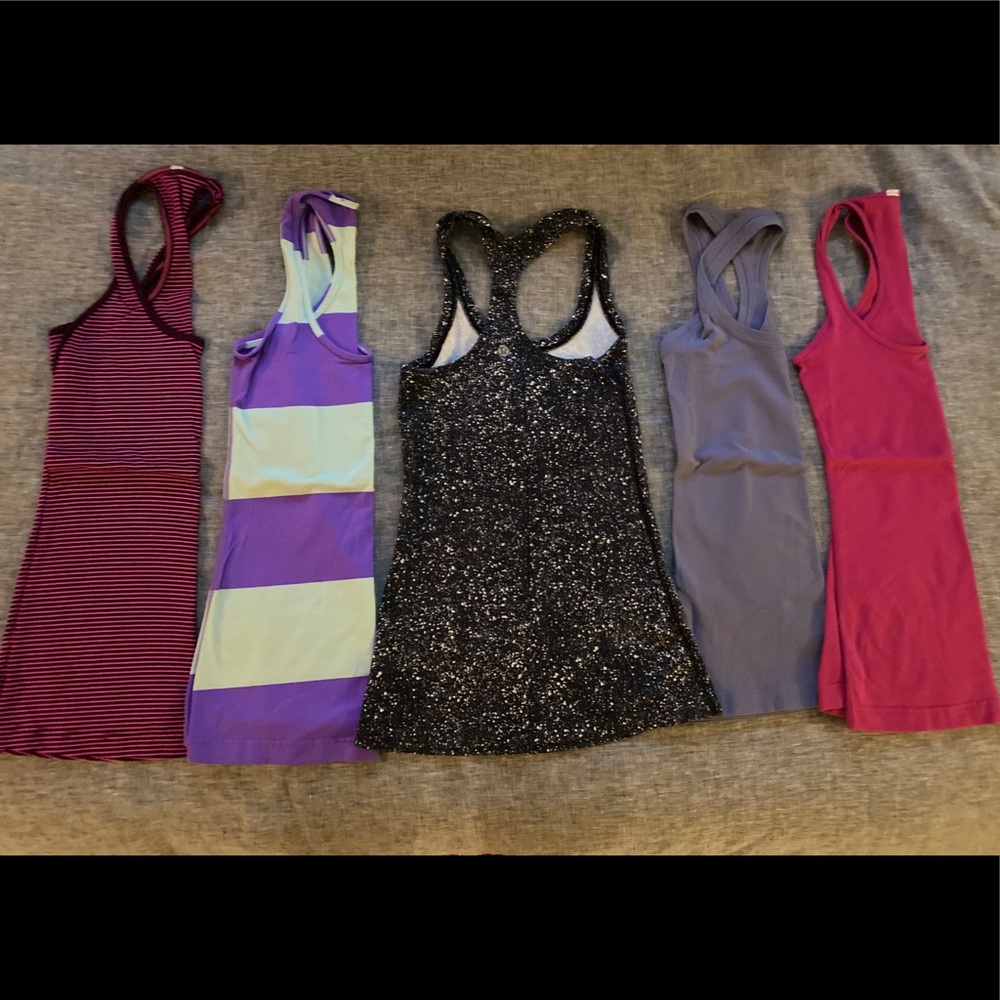 Lululemon Cool Racerback Tanks - Size 4